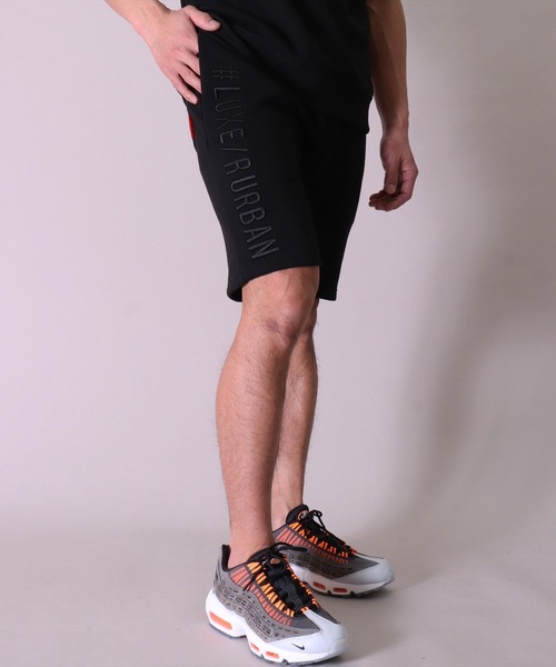 LUXE/R（ラグジュ）の「(RM)【ユニセックス】【LUXE/R】スウェット ショートパンツ（スウェットパンツ・メンズ・ベージュ/ブラック/ホワイト・MEDIUM/LARGE/X-LARGE）」の11枚目の写真