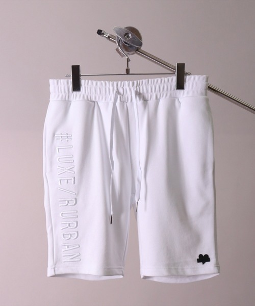 LUXE/R（ラグジュ）の「(RM)【ユニセックス】【LUXE/R】スウェット ショートパンツ（スウェットパンツ・メンズ・ベージュ/ブラック/ホワイト・MEDIUM/LARGE/X-LARGE）」の15枚目の写真
