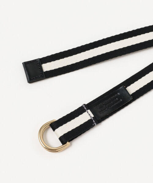 BEAMS LIGHTS（ビームスライツ）の「HADDON＆JONES / ウェビングベルト（ベルト・レディース・ブラック/ベージュ・ONE SIZE）」の7枚目の写真