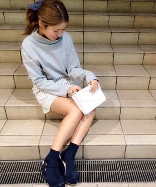 Chico（チコ）の「リップルボトルネックPO（Tシャツ/カットソー・レディース・オフホワイト/ホワイト/グレー/ブラック・FREE）」の6枚目の写真