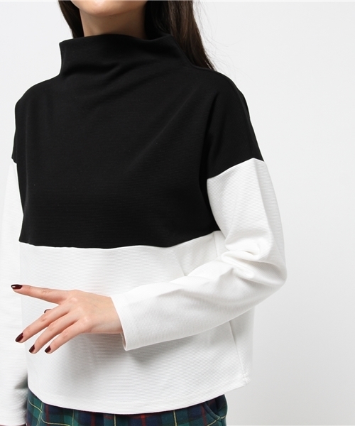 Chico（チコ）の「リップルボトルネックPO（Tシャツ/カットソー・レディース・オフホワイト/ホワイト/グレー/ブラック・FREE）」の10枚目の写真