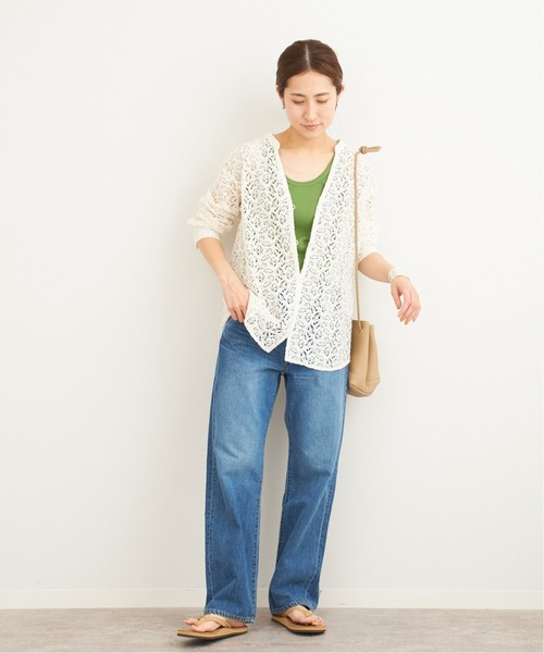 FRAMeWORK(フレームワーク)の「【Healthknit/ヘルスニット】ブロードリブタンクトップ2◆(Tシャツ/カットソー・レディース・グリーン/バーガンディー/オレンジ/ホワイト/スミクロ・FREE)」の6枚目の写真