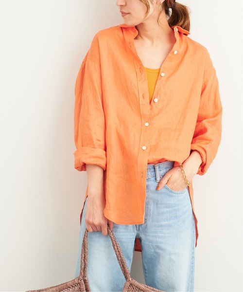 FRAMeWORK(フレームワーク)の「【Healthknit/ヘルスニット】ブロードリブタンクトップ2◆(Tシャツ/カットソー・レディース・グリーン/バーガンディー/オレンジ/ホワイト/スミクロ・FREE)」の15枚目の写真