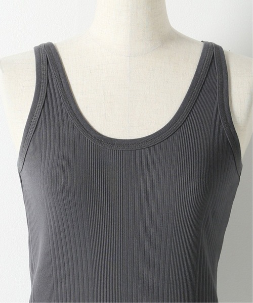 FRAMeWORK(フレームワーク)の「【Healthknit/ヘルスニット】ブロードリブタンクトップ2◆(Tシャツ/カットソー・レディース・グリーン/バーガンディー/オレンジ/ホワイト/スミクロ・FREE)」の10枚目の写真
