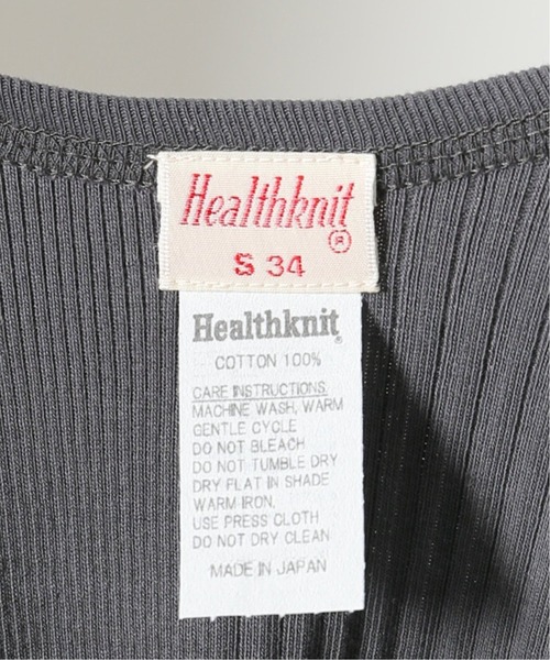 FRAMeWORK(フレームワーク)の「【Healthknit/ヘルスニット】ブロードリブタンクトップ2◆(Tシャツ/カットソー・レディース・グリーン/バーガンディー/オレンジ/ホワイト/スミクロ・FREE)」の16枚目の写真