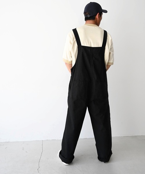 CANAL JEAN（キャナルジーン）の「choice_cnl(チョイス) コットンルーズオーバーオール（サロペット/オーバーオール・レディース・ブラック/カーキ・LARGE）」の15枚目の写真