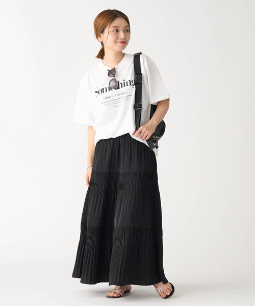 JOURNAL STANDARD（ジャーナルスタンダード）の「SOMETHING Tシャツ（Tシャツ/カットソー・レディース・ホワイト/ブラック系その他・FREE）」の7枚目の写真