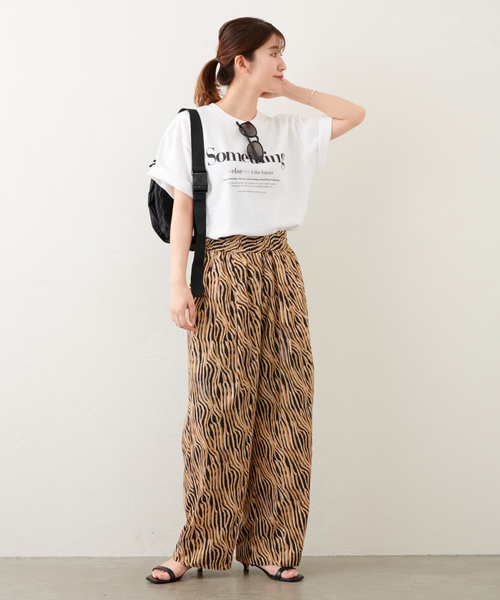 JOURNAL STANDARD（ジャーナルスタンダード）の「SOMETHING Tシャツ（Tシャツ/カットソー・レディース・ホワイト/ブラック系その他・FREE）」の9枚目の写真