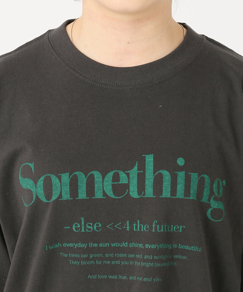JOURNAL STANDARD（ジャーナルスタンダード）の「SOMETHING Tシャツ（Tシャツ/カットソー・レディース・ホワイト/ブラック系その他・FREE）」の13枚目の写真