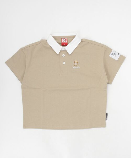 DC（ディーシー）の「DC/ディーシー キッズ ポロシャツ YPL222506（ポロシャツ・キッズ・グリーン/ブラック/ベージュ・120cm/150cm/140cm/160cm/130cm）」の2枚目の写真