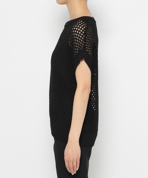 PAGEBOY(ページボーイ)の「メッシュクルーベスト(ベスト・レディース・ブラック/ターコイズブルー/オフホワイト・FREE)」の19枚目の写真