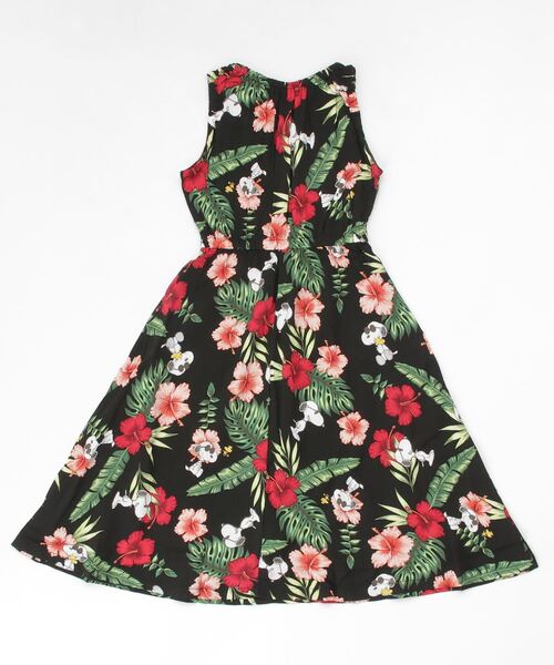 PEANUTS（ピーナッツ）の「PEANUTS キッズ　スヌーピー アロハワンピース（ワンピース・キッズ・ネイビー/レッド/ブルー/マスタード/グレー系その他/チャコール・110/130/140/120）」の15枚目の写真