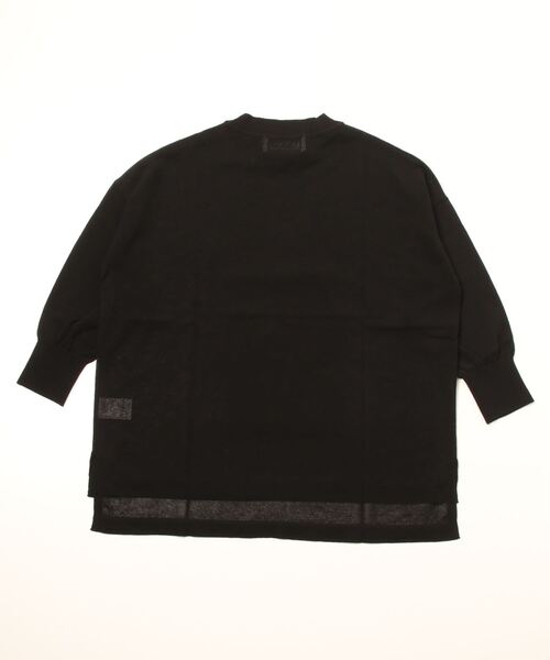 MANASTASH(マナスタッシュ)の「MANASTASH/マナスタッシュ ヘルシーヤーンプルオーバー(Tシャツ/カットソー・レディース・ブラック/グレー・FREE)」の3枚目の写真