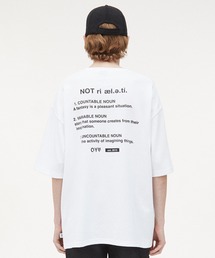 『OY/オーワイ』OY SLOGAN LOGO T/スローガンロゴデザイン 半袖Tシャツ
