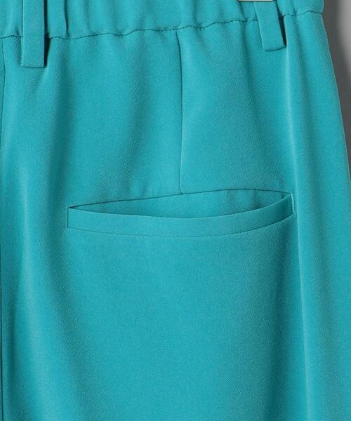 BEAUTY&YOUTH UNITED ARROWS（ビューティーアンドユースユナイテッドアローズ）の「ダブルクロスタックワイド ストレートパンツ 2 -ウォッシャブル-（その他パンツ・レディース・ターコイズブルー/オレンジ・S/M/L/XS）」の17枚目の写真