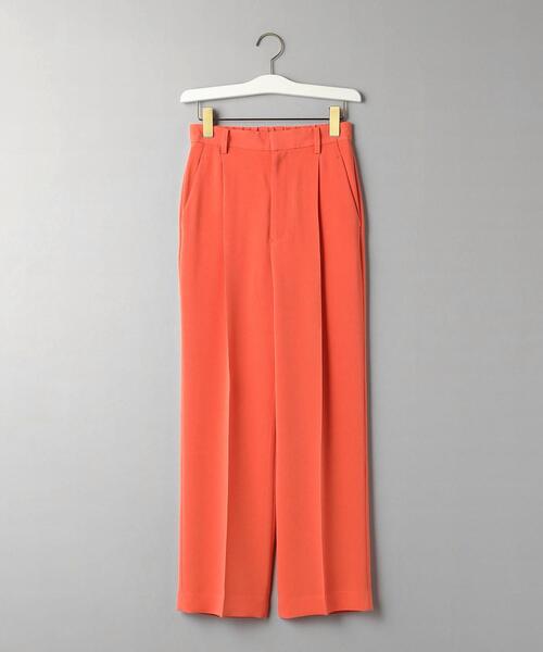 BEAUTY&YOUTH UNITED ARROWS（ビューティーアンドユースユナイテッドアローズ）の「ダブルクロスタックワイド ストレートパンツ 2 -ウォッシャブル-（その他パンツ・レディース・ターコイズブルー/オレンジ・S/M/L/XS）」の7枚目の写真