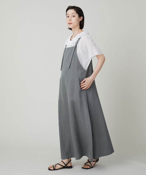 テンセル リネンワンピース ワンピース ワンピース ドレス Tristesse アデュートリステス のワンピース テンセル リネンワンピース B0123afa008 を購入できます Adieu Adieu Adieu Tristesse アデュートリステス のファッション