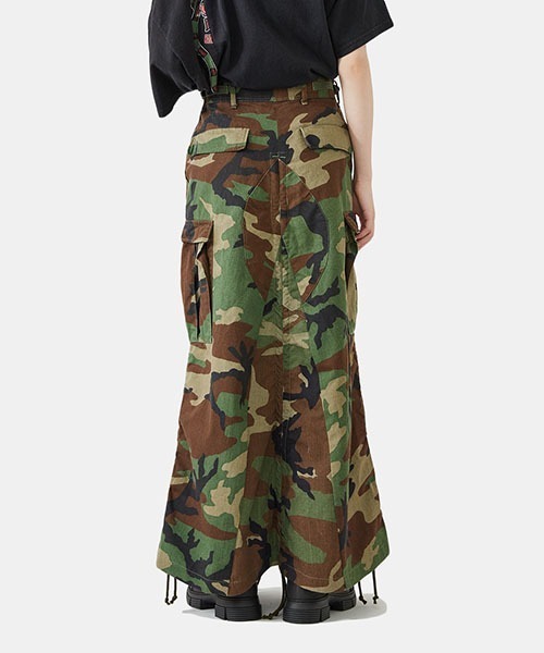 77circa（ナナナナサーカ）の「77circa / ナナナナサーカ：circa make length adjustable camo skirt：cc22ss-30[DEA]（スカート・レディース・ウッドランド・26/28）」の11枚目の写真
