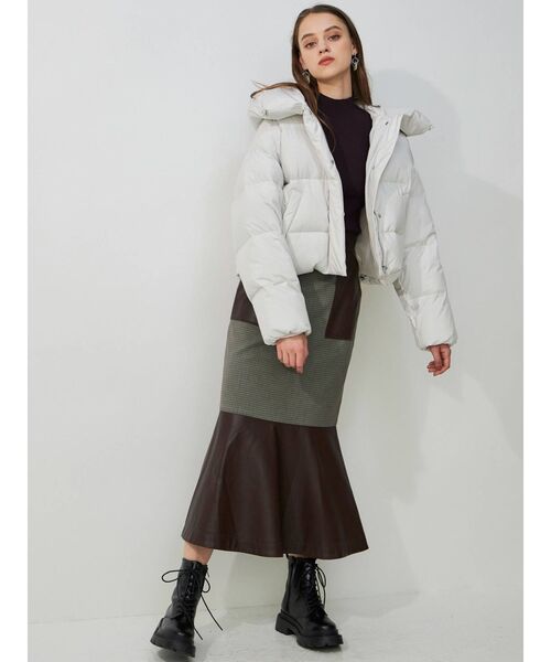 MERCURYDUO(マーキュリーデュオ)の「ハイウエストフェイクレザードッキングスカート(スカート・レディース・その他1・SMALL/MEDIUM)」の17枚目の写真