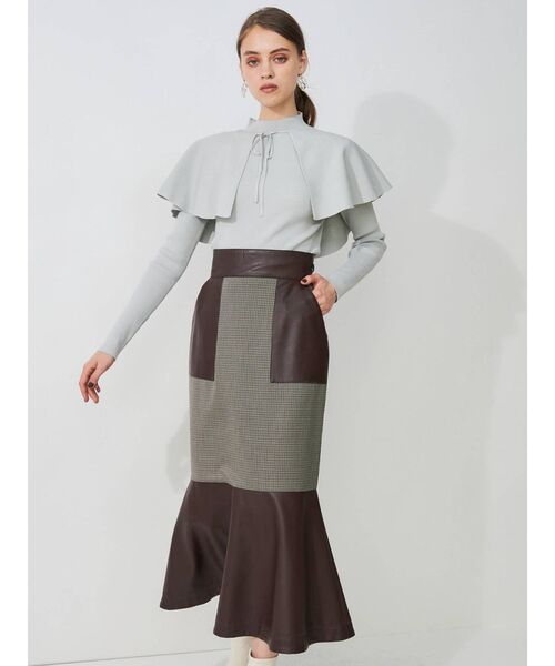 MERCURYDUO(マーキュリーデュオ)の「ハイウエストフェイクレザードッキングスカート(スカート・レディース・その他1・SMALL/MEDIUM)」の21枚目の写真