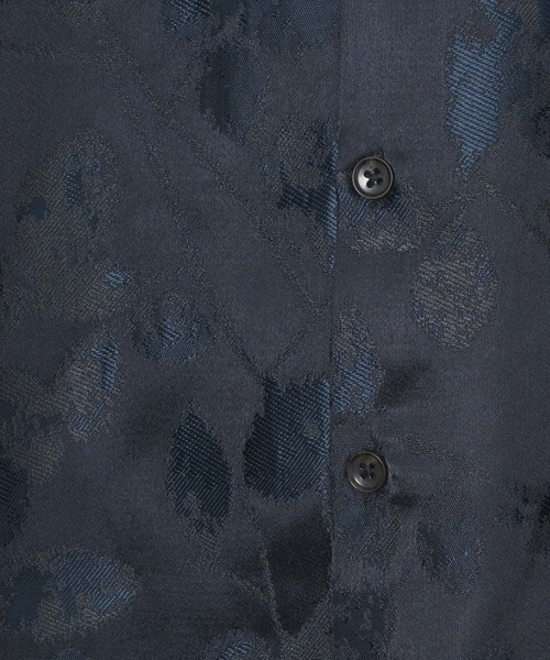 CASPER JOHN(キャスパージョン)の「Jacquard huge shirts/ジャガードヒュージシャツ(シャツ/ブラウス・メンズ・ライトブルー/ブラック/ベージュ/パープル/ネイビー/シルバー/ブルー/グリーン・SMALL/MEDIUM/LARGE)」の14枚目の写真