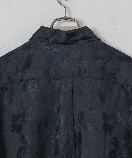 CASPER JOHN(キャスパージョン)の「Jacquard huge shirts/ジャガードヒュージシャツ(シャツ/ブラウス・メンズ・ライトブルー/ブラック/ベージュ/パープル/ネイビー/シルバー/ブルー/グリーン・SMALL/MEDIUM/LARGE)」の19枚目の写真
