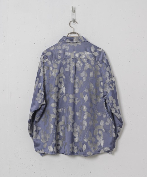 CASPER JOHN(キャスパージョン)の「Jacquard huge shirts/ジャガードヒュージシャツ(シャツ/ブラウス・メンズ・ライトブルー/ブラック/ベージュ/パープル/ネイビー/シルバー/ブルー/グリーン・SMALL/MEDIUM/LARGE)」の21枚目の写真