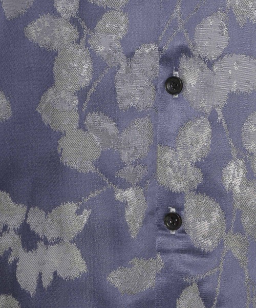 CASPER JOHN(キャスパージョン)の「Jacquard huge shirts/ジャガードヒュージシャツ(シャツ/ブラウス・メンズ・ライトブルー/ブラック/ベージュ/パープル/ネイビー/シルバー/ブルー/グリーン・SMALL/MEDIUM/LARGE)」の22枚目の写真