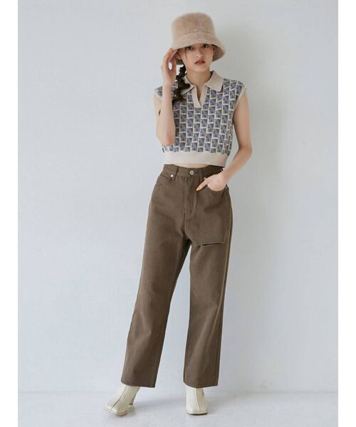 MURUA（ムルーア）の「ファーバケットハット（ハット・レディース・ブラック/オレンジ/ベージュ/グレー/モカ・FREE）」の6枚目の写真