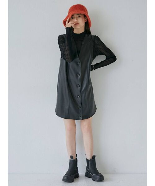 MURUA（ムルーア）の「ファーバケットハット（ハット・レディース・ブラック/オレンジ/ベージュ/グレー/モカ・FREE）」の20枚目の写真