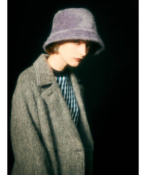 MURUA（ムルーア）の「ファーバケットハット（ハット・レディース・ブラック/オレンジ/ベージュ/グレー/モカ・FREE）」の13枚目の写真