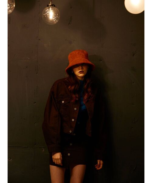 MURUA（ムルーア）の「ファーバケットハット（ハット・レディース・ブラック/オレンジ/ベージュ/グレー/モカ・FREE）」の11枚目の写真