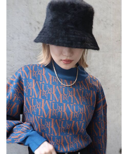 MURUA（ムルーア）の「ファーバケットハット（ハット・レディース・ブラック/オレンジ/ベージュ/グレー/モカ・FREE）」の21枚目の写真