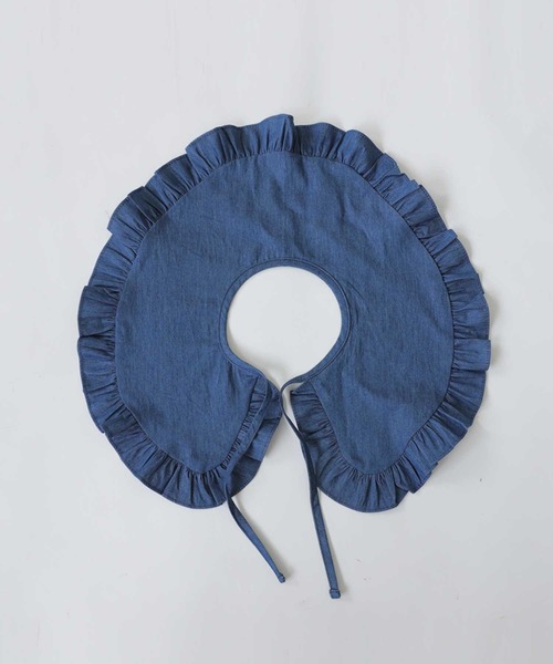 antiqua（アンティカ）の「愛らしさ増す。デニム付け襟（付け襟・キッズ・インディゴブルー・FREE）」の11枚目の写真