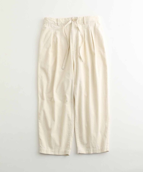 ADAM ET ROPE'(アダムエロペ)の「コーデュロイ ルーズ ワイドテーパード パンツ(その他パンツ・メンズ・グリーン/オフホワイト・L/M)」の22枚目の写真