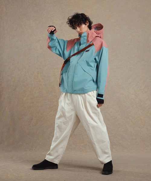 ADAM ET ROPE'(アダムエロペ)の「コーデュロイ ルーズ ワイドテーパード パンツ(その他パンツ・メンズ・グリーン/オフホワイト・L/M)」の9枚目の写真