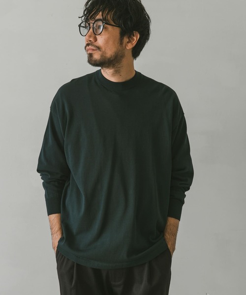 URBAN RESEARCH DOORS（アーバンリサーチドアーズ）の「ハイゲージロングスリーブニットソー（ニット/セーター・メンズ・ネイビー/イエロー/グリーン・MEDIUM/LARGE）」の4枚目の写真