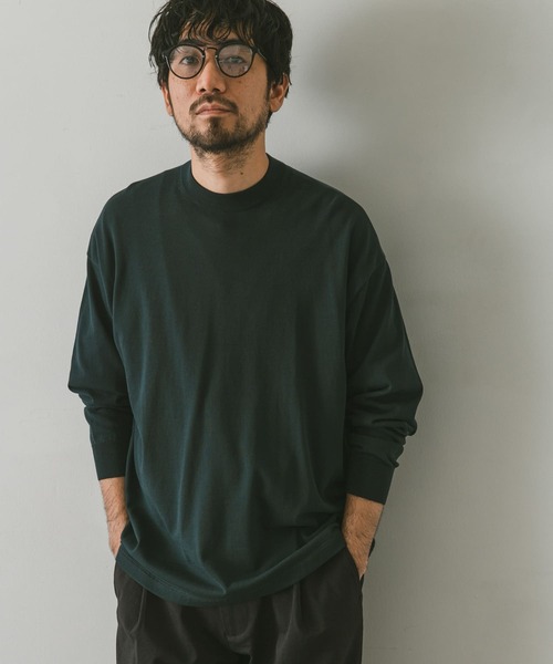URBAN RESEARCH DOORS（アーバンリサーチドアーズ）の「ハイゲージロングスリーブニットソー（ニット/セーター・メンズ・ネイビー/イエロー/グリーン・MEDIUM/LARGE）」の8枚目の写真