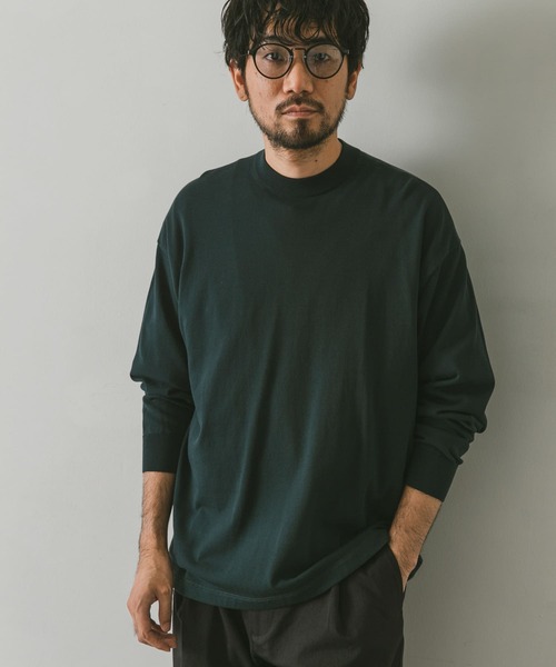 URBAN RESEARCH DOORS（アーバンリサーチドアーズ）の「ハイゲージロングスリーブニットソー（ニット/セーター・メンズ・ネイビー/イエロー/グリーン・MEDIUM/LARGE）」の9枚目の写真