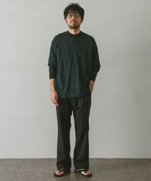 URBAN RESEARCH DOORS（アーバンリサーチドアーズ）の「ハイゲージロングスリーブニットソー（ニット/セーター・メンズ・ネイビー/イエロー/グリーン・MEDIUM/LARGE）」の10枚目の写真