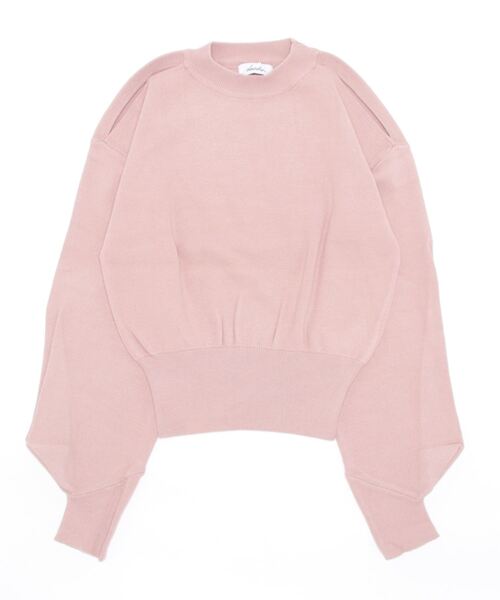 dazzlin（ダズリン）の「ショルダーオープンボリュームニットトップス（ニット/セーター・レディース・モカ/ブルー/オフホワイト/ブラウン/ブラック/ピンク・FREE）」の6枚目の写真