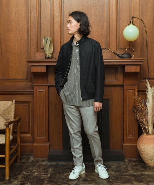 EDIFICE SELECT（エディフィスセレクト）の「ハイツイスト ギャバ ハリントン ブルゾン（ブルゾン・メンズ・カーキ/ブラック/ネイビー・LARGE/MEDIUM/SMALL）」の21枚目の写真