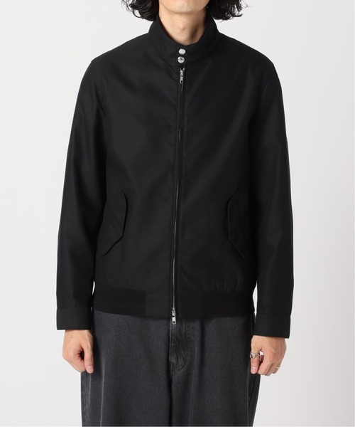 EDIFICE SELECT（エディフィスセレクト）の「ハイツイスト ギャバ ハリントン ブルゾン（ブルゾン・メンズ・カーキ/ブラック/ネイビー・LARGE/MEDIUM/SMALL）」の4枚目の写真