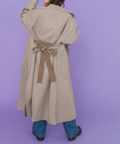 w closet（ダブルクローゼット）の「【2WAY】リバーシブルガウンコート