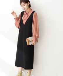 N.（N. Natural Beauty Basic） | ◆Ｖカラージャンパースカート(ジャンパースカート)