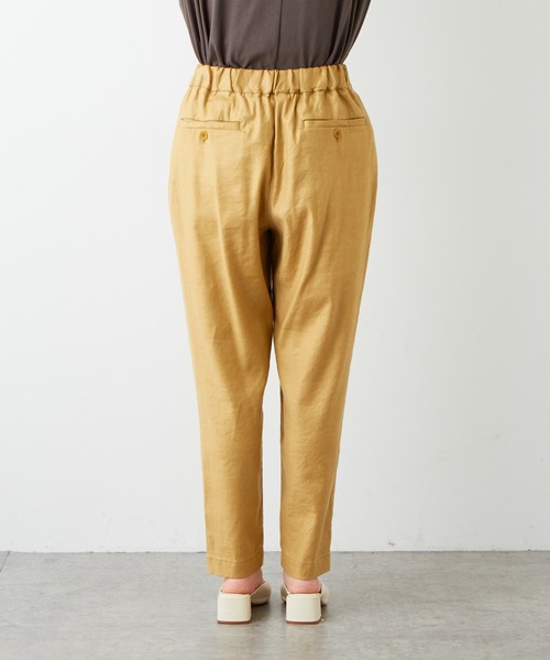 PUAL CE CIN（ピュアルセシン）の「麻テンセルストレッチパンツ（その他パンツ・レディース・ブラック/マスタード/ナチュラル・FREE）」の17枚目の写真