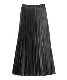 UN3D. | オリガミプリーツスカートグロッシーロング(スカート)
