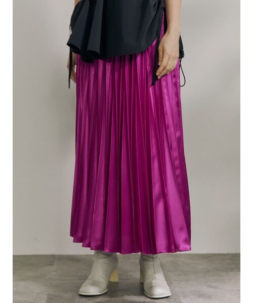 ORIGAMI PLEATS SK GS L / オリガミプリーツスカートグロッシー