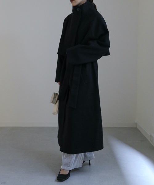 セール】スタンドカラーケープコート（その他アウター）｜ap retro