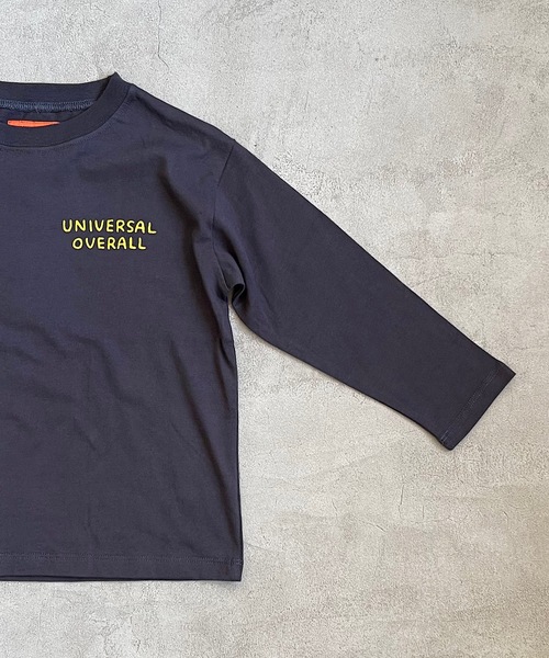 UNIVERSAL OVERALL（ユニバーサルオーバーオール）の「【UNIVERSAL OVERALL】プリントロンT（80～150cm）（Tシャツ/カットソー・キッズ・オレンジ/アイボリー/チャコール・90/100/110/120/80/130/95/140/150）」の4枚目の写真